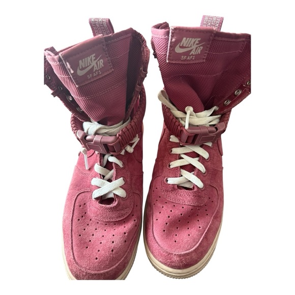 NIKE SF AIR FORCE 1 Women's Athletic Sneakers Vintage Wine Color Sz 10 Lace Up - Picture 11 of 13